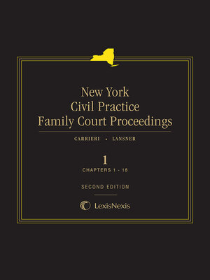 cover image of New York Civil Practice Family Court Proceedings